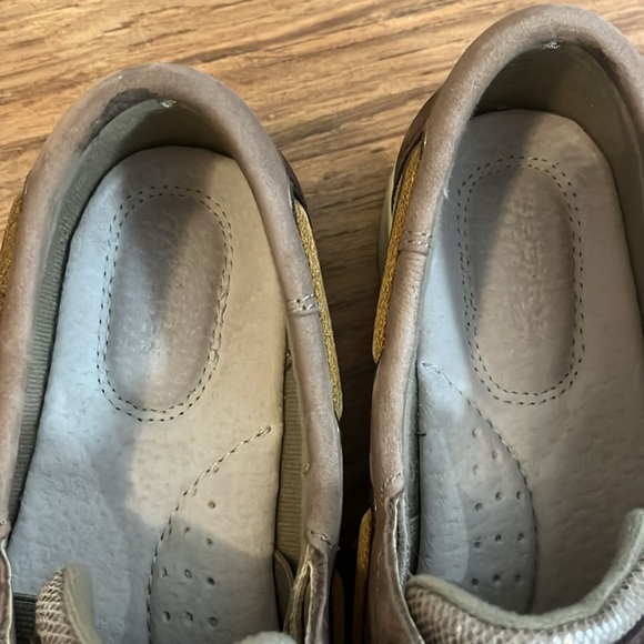 Sperry Top-Sider Brown Leather and Gold Women’s Boat Shoes 7M - Picture 5 of 6